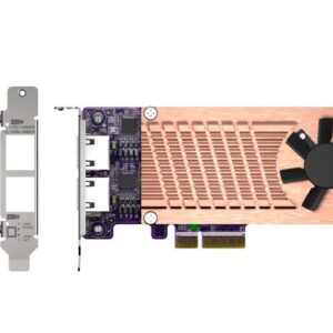 QM2-2P2G2T Maximize your NAS storage capacity, performance and network connectivity adds support for M.2 SSDs and 2.5GbE connectivity