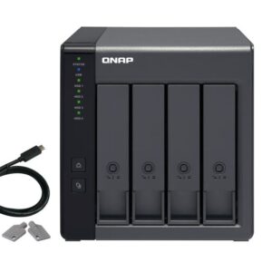 QNAP TR-004, 4 BAY DAS(NO DISK) HARDWARE RAID EXPANSION FOR WIN,MAC,LINUX DEVICE, TWR, 2YR,