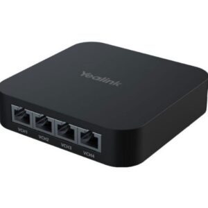 Yealink RCH40 E2 4-Port PoE Switch, Used For Connecting Yealink Meeting Room Cameras, Microphones & Speakers