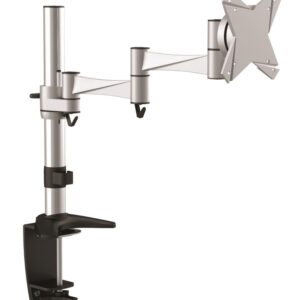 Astrotek Monitor Arm Desk Mount Height Adjustable Stand for Single LCD Display 23.8' 24' 27' 8kg 30° Tilt 180° Swivel 360° Pivot VESA 75x75 100x100