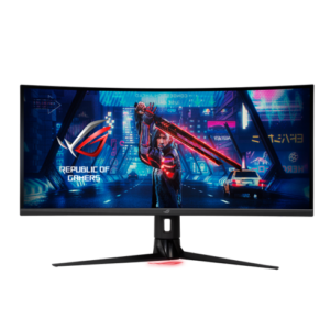 ASUS XG349C 34' ROG Strix Gaming Monitor, WQHD (3440 x 1440) Overclockable 180Hz (Above 144Hz) 1ms (GTG) Extreme Low Motion Blur Sync, USB Type-C