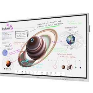Samsung 55' Flip Pro WMB 4K UHD Interactive E-Board Smart Digital FlipChart Display InGlass Multi-Touch Writing Drawing Video Call App HDMI USB-C LAN