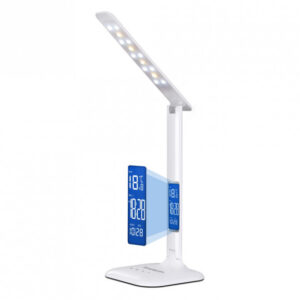 (LS) Simplecom EL808 Dimmable Touch Control Multifunction LED Desk Lamp 4W with Digital Clock (LS> EL818)