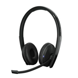 EPOS Adapt 260 Dual Bluetooth Headset, Works with Mobile / PC, Microsoft Teams and UC Certified, upto 27 Hour Talk Time, Folds Flat, 2Yr-USB-A