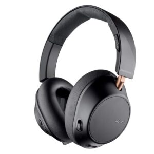 PLANTRONICS Backbeat GO 810 Wireless Headphones, Active Noise Canceling Over Ear Headphones, Black