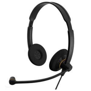 EPOS | Sennheiser IMPACT SC 60 USB ML Binaural Wideband Office headset, integrated call control, USB connect, Activegard protection, noise cancel mic,