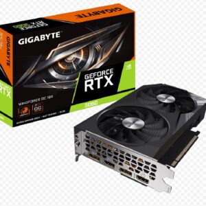 Gigabyte GeForce RTX™ 3060 WINDFORCE OC 12G 1.0 GDDR6 Video Card, 1792 MHz PCI-E 4.0, 1x HDMI 2.1 *2 (rev. 2.0)