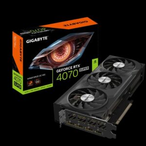 Gigabyte nVidia GeForce RTX 4070 Super WINDFORCE OC 12GD GDDR6X Video Card, PCI-E 4.0,7168 CUDA Cores, 3x DP 1.4a, 1x HDMI 2.1a