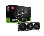 MSI GeForce RTX 4070 Ti SUPER 16G VENTUS 3X OC Video Card  2640 MHz Boost Clock, 12GB GDDR6X,DisplayPort x 3 (v1.4a),HDMI x 1