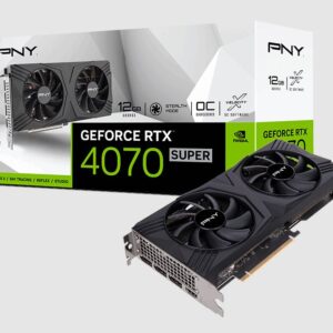PNY GeForce RTX™ 4070 SUPER 12GB VERTO™ Dual Fan Overclocked Edition DLSS 3